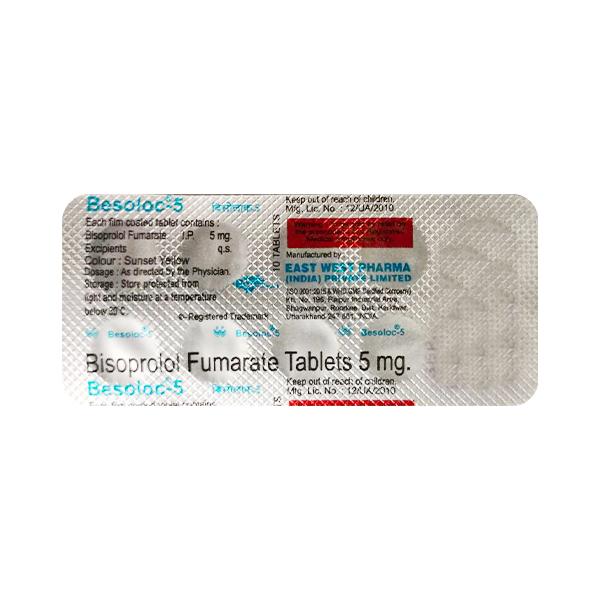 Besoloc 5mg Tablet 10'S