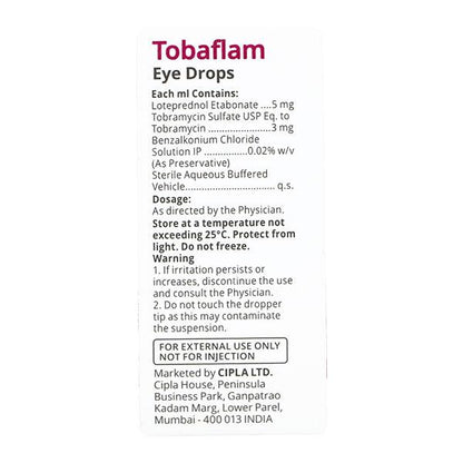 Tobaflam Eye Drops 5ml