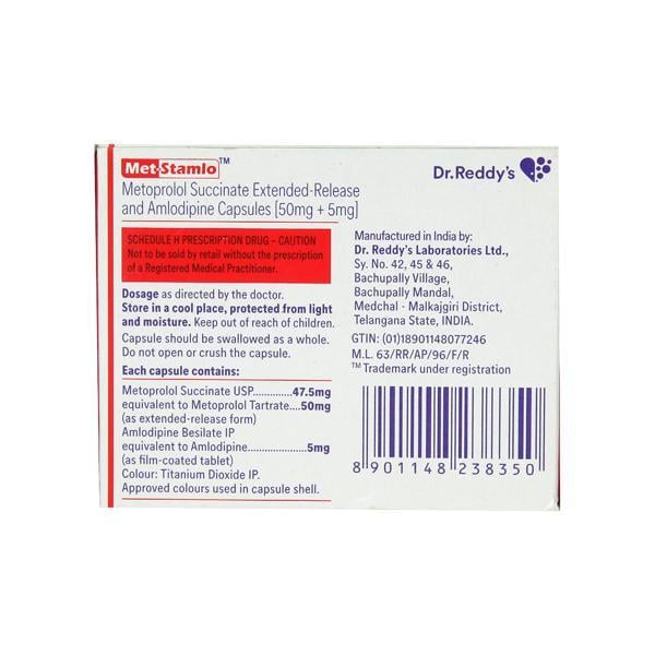 MET Stamlo 50mg Capsule 10'S