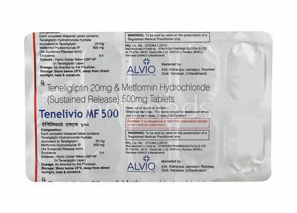 Tenelivio MF 500mg Tablet 10'S