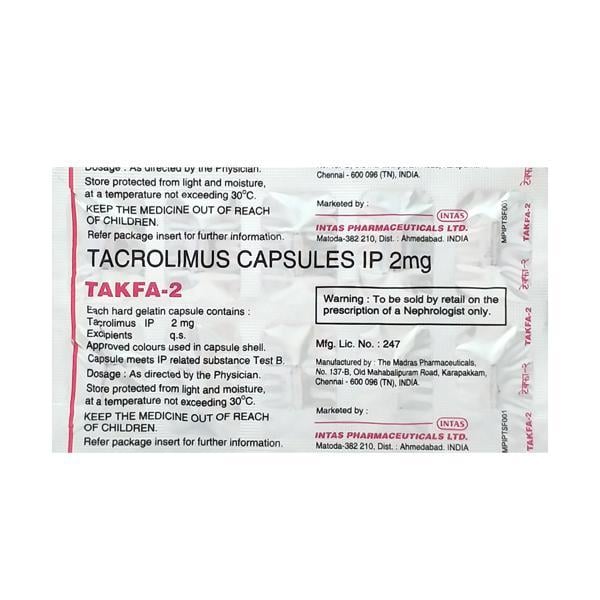Takfa 2mg Capsule 10'S