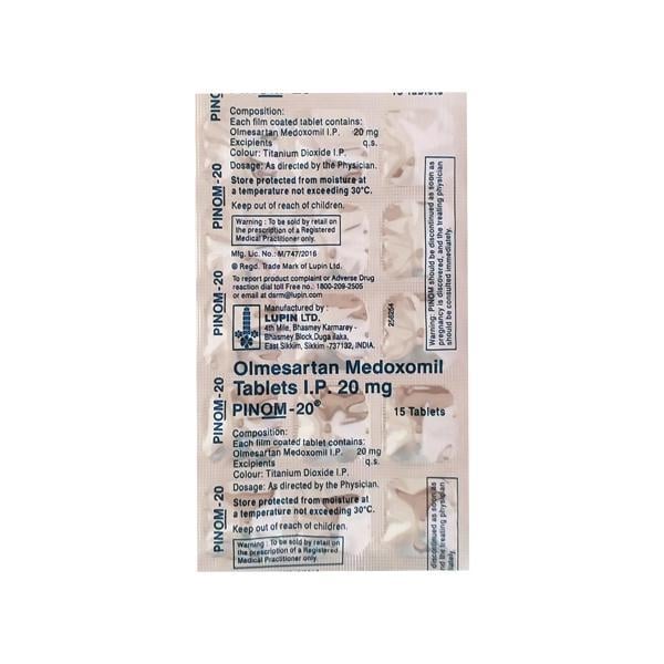 Pinom 20mg Tablet 15'S