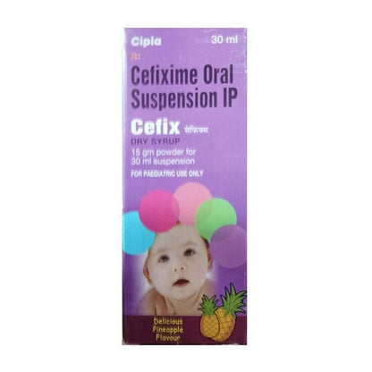 Cefix Delicious Pineapple Flavour Dry Syrup 30ml