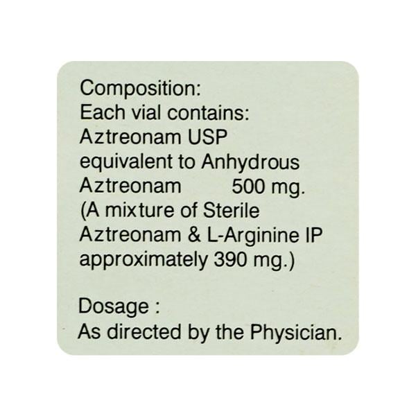Azenam 500mg Injection 10ml