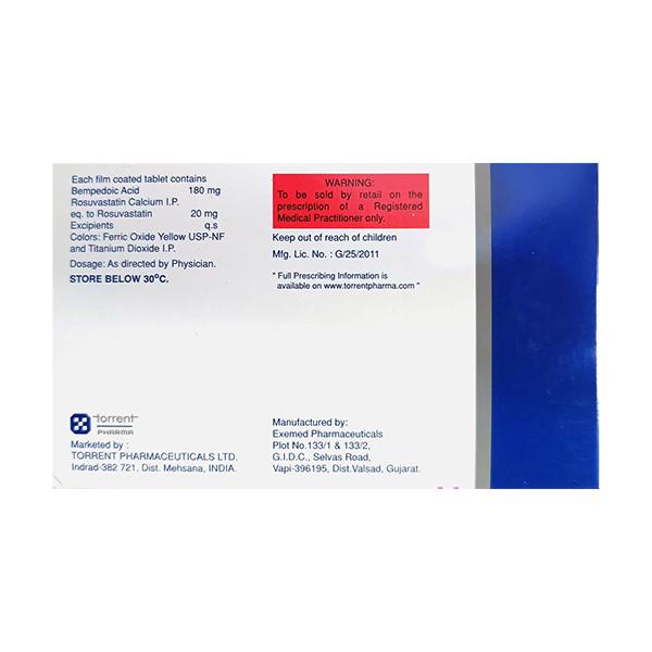 ROZUCOR B 20 Tablet 10's