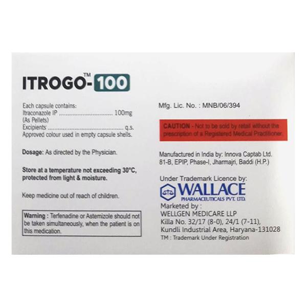 ITROGO 100 Capsule 10's