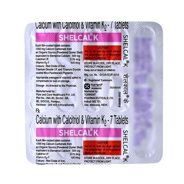 Shelcal K Tablet 15'S