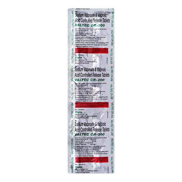 Valtec CR 200mg Tablet 10'S