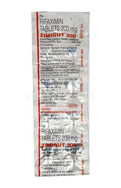 Zimigut 200mg Tablet 10'S