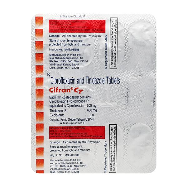 Cifran CT Tablet 10'S