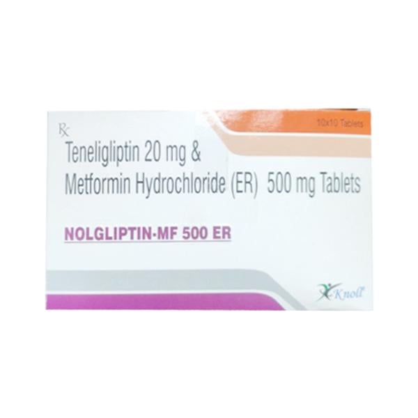 NOLGLIPTIN MF ER 500mg Tablet 10's