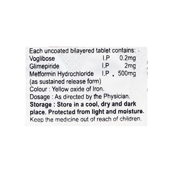 HILMET VG 2mg Tablet 10's