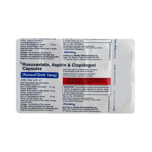 Rosave Gold 10mg Capsule 10'S