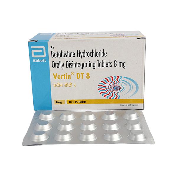 VERTIN DT 8 Tablet 15's