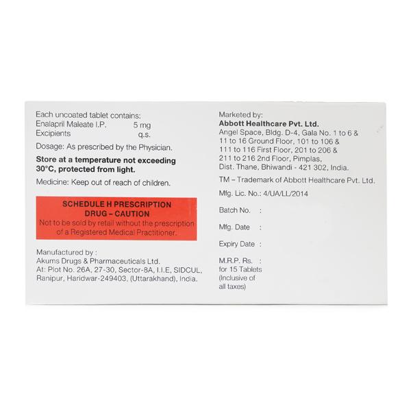 ENACE 5mg Tablet 15's
