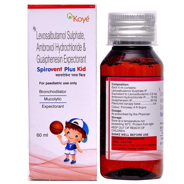 Spirovent Plus Kid Syrup 60ml