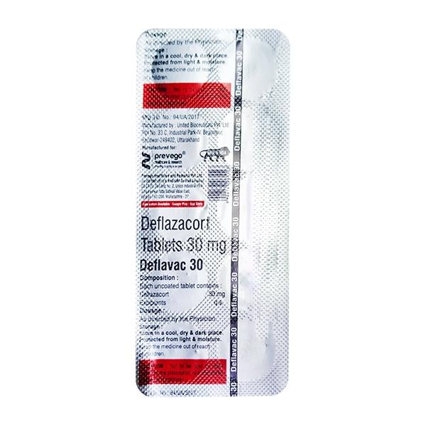 DEFLAVAC 30 Tablet 10's