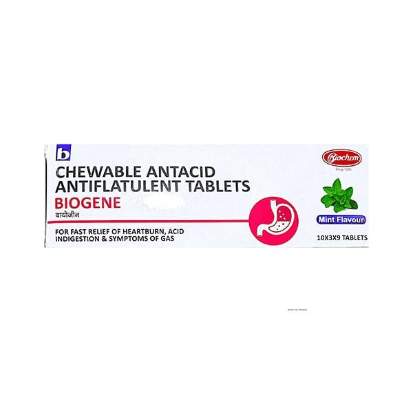 BIOGENE MINT FLAVOUR Chewable Tablet 9's