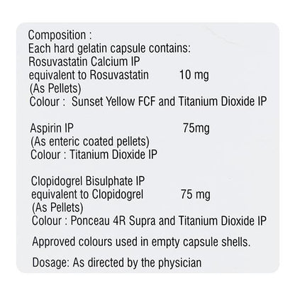 Rozustat Gold 10mg Capsule 10'S