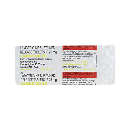 Lamez OD 25mg Tablet 10'S