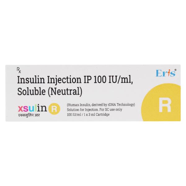 XSULIN R 100iu Injection 3ml