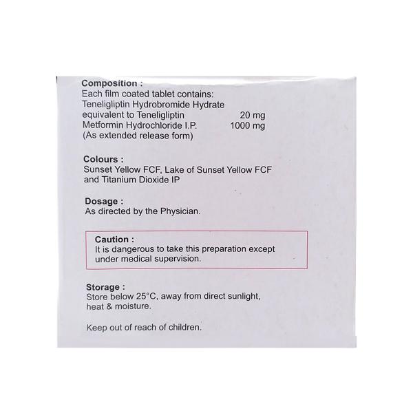 Tiban M 20/1000mg Tablet 15'S