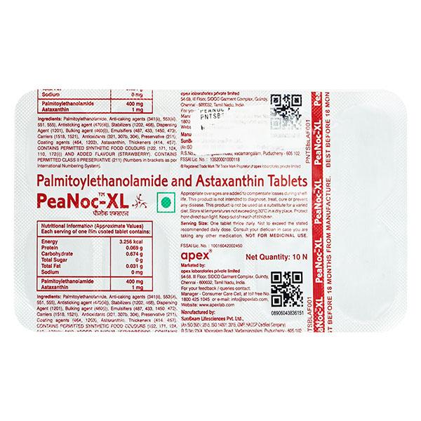 PEANOC XL Tablet 10's