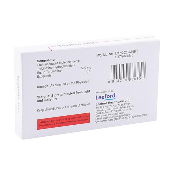 TEXIFEN 500 Tablet 10's