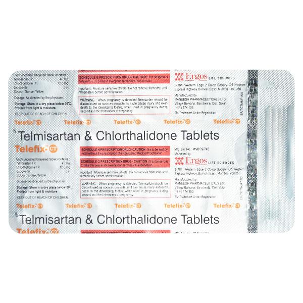 TELEFIX CT 40 Tablet 15's