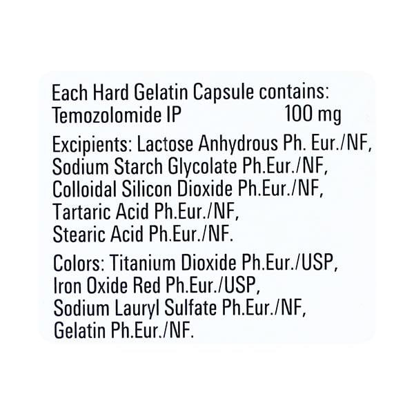 Temodal 100mg Capsule 5'S