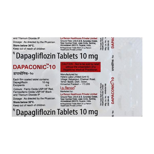 DAPACONIC 10 Tablet 15's