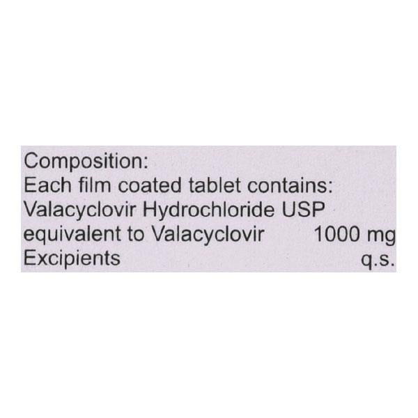Valanext 1000mg Tablet 3'S - Global Surgicals