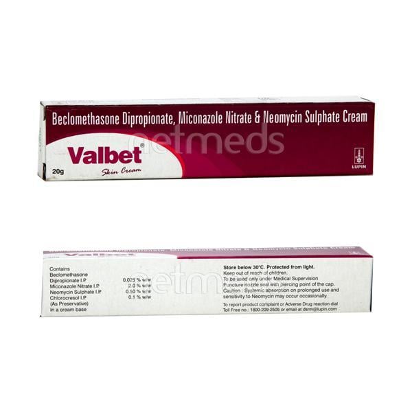 Valbet Skin Cream 20gm - Global Surgicals