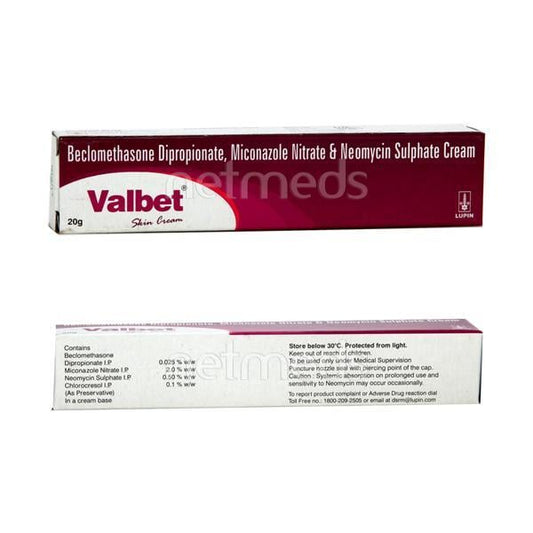 Valbet Skin Cream 20gm - Global Surgicals