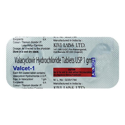 VALCET Tablet 3's - Global Surgicals