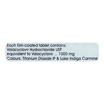 Valcivir 1gm Tablet 3'S - Global Surgicals