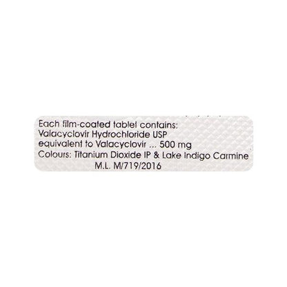 Valcivir 500mg Tablet 3'S - Global Surgicals