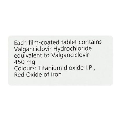 Valcyte 450mg Tablet 60'S - Global Surgicals
