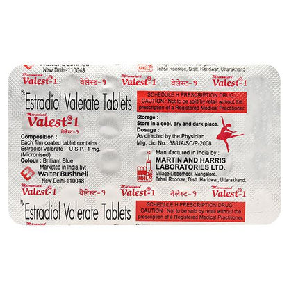 Valest 1mg Tablet 28'S - Global Surgicals