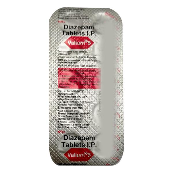 Valium 5mg Tablet 10'S - Global Surgicals
