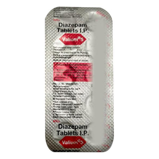 Valium 5mg Tablet 10'S - Global Surgicals