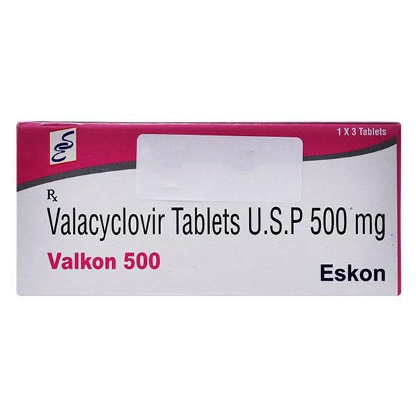 VALKON 500 Tablet 3's - Global Surgicals