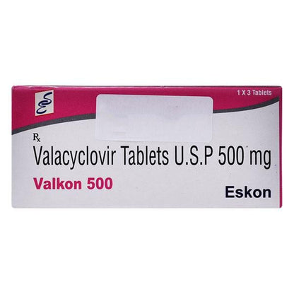 VALKON 500 Tablet 3's - Global Surgicals