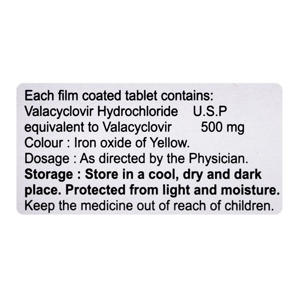 VALKON 500 Tablet 3's - Global Surgicals