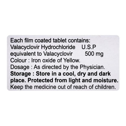 VALKON 500 Tablet 3's - Global Surgicals