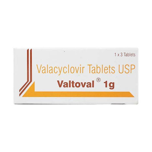 Valtoval 1gm Tablet 3'S - Global Surgicals