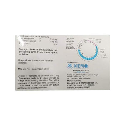 VALUECOC L 0.15 Tablet 21's - Global Surgicals