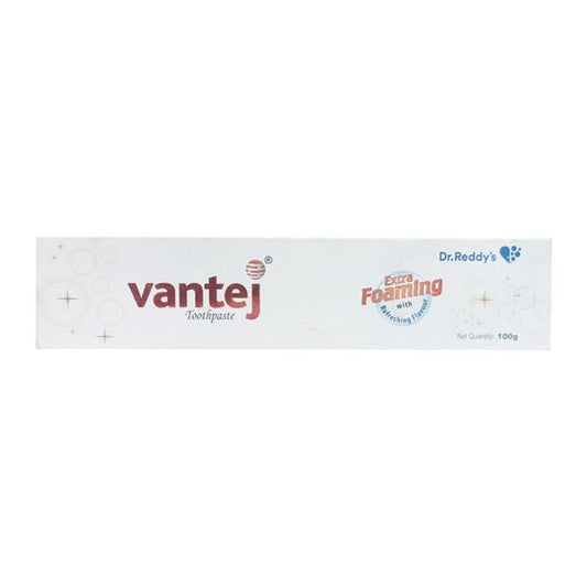 VANTEJ EXTRA FOAMING WITH REFRESHING FLAVOUR Tooth Paste 100gm - Global Surgicals