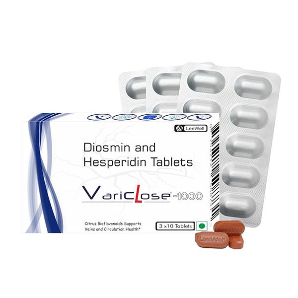 VARICLOSE 1000 Tablet 10's - Global Surgicals