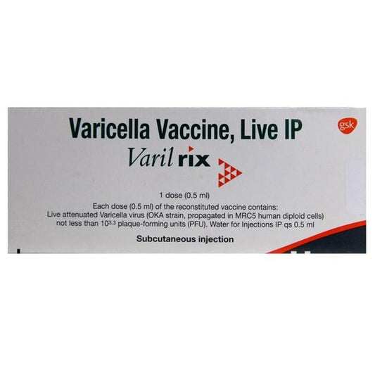 Varilrix Vaccine 0.5ml - Global Surgicals